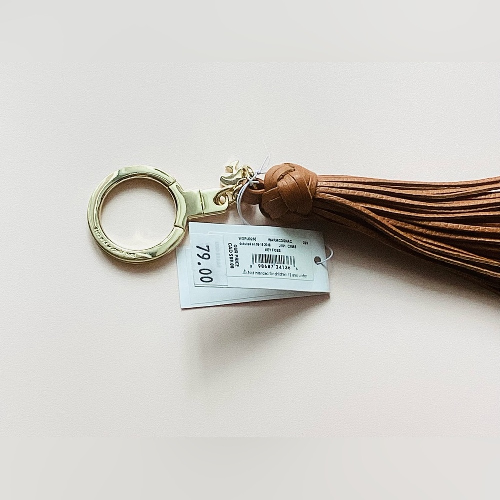 Kate Spade Brown Key & Card Holder Tassel - Picture 5 of 6